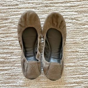 Tory Burch flats, size 8.5, asphalt grey